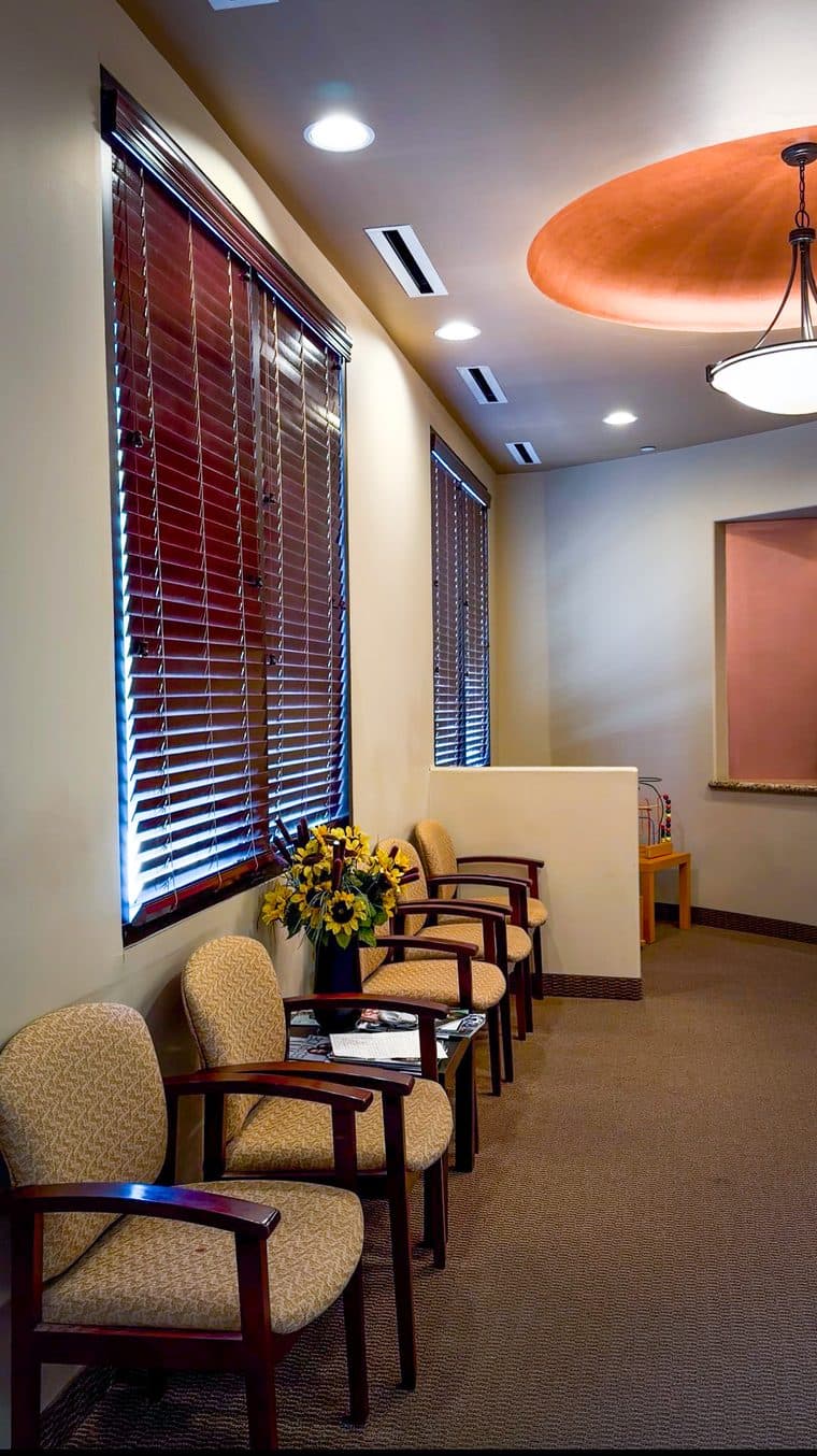 Waiting room at Promenade Dental in Chandler, AZ
